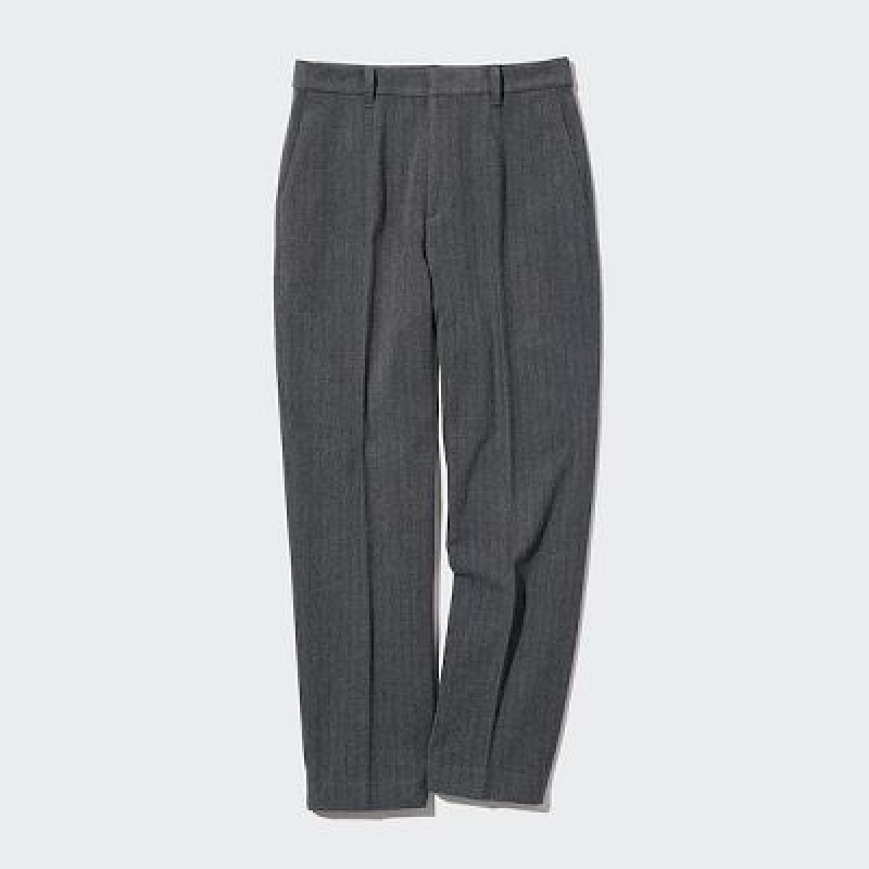 Pantalon Uniqlo Smart Brushed Ankle Femme Blanche | 8474756