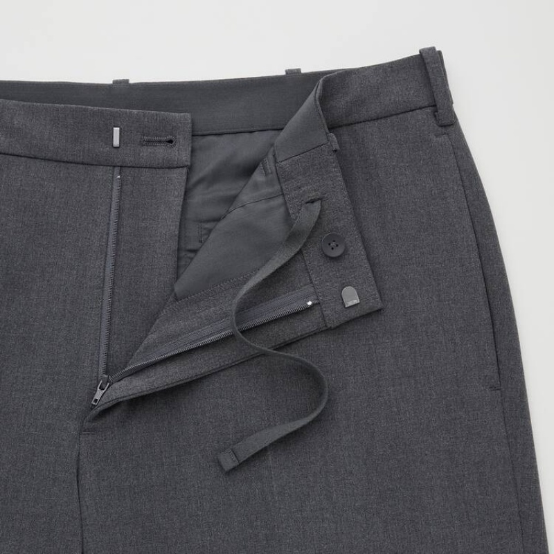 Pantalon Uniqlo Smart Comfort Ankle Length Homme Grise | 8496961