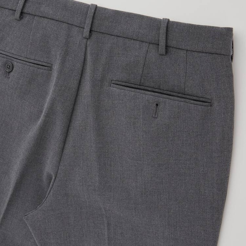 Pantalon Uniqlo Smart Comfort Ankle Length Homme Grise | 6443574