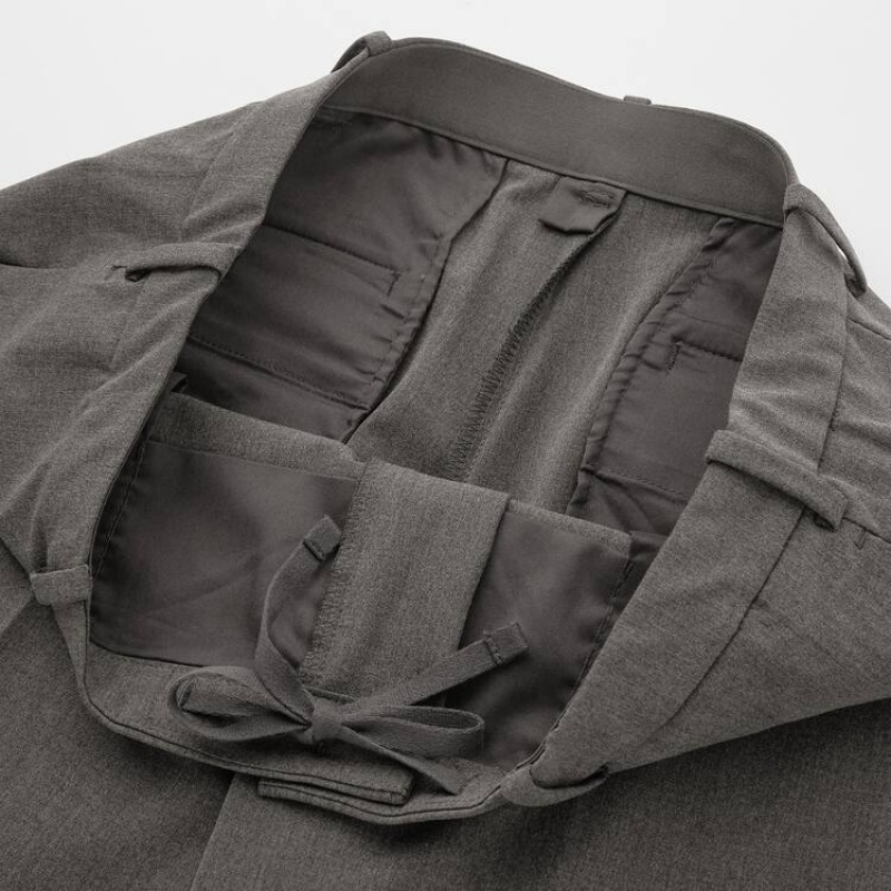 Pantalon Uniqlo Smart Comfort Ankle Length Homme Grise | 9916739