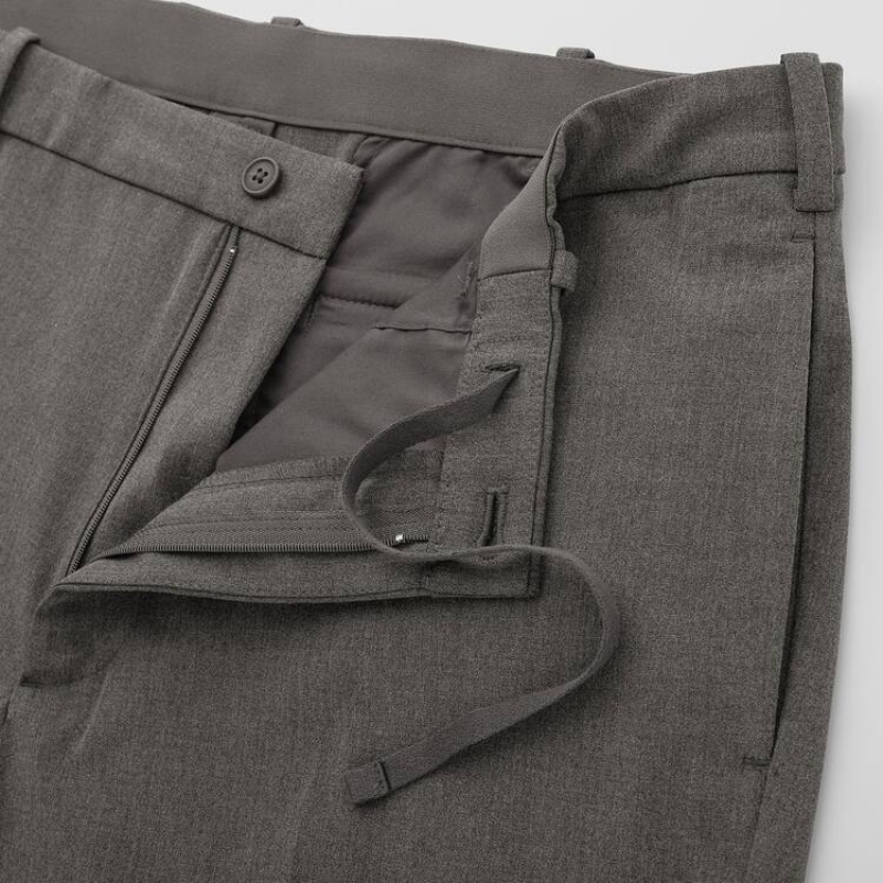 Pantalon Uniqlo Smart Comfort Ankle Length Homme Grise | 9916739