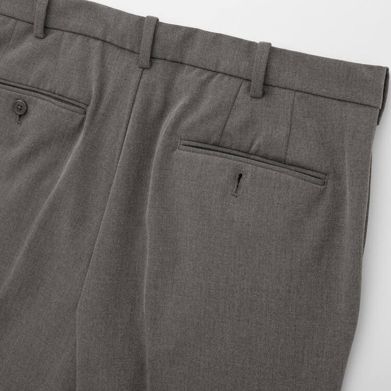Pantalon Uniqlo Smart Comfort Ankle Length Homme Grise | 9916739