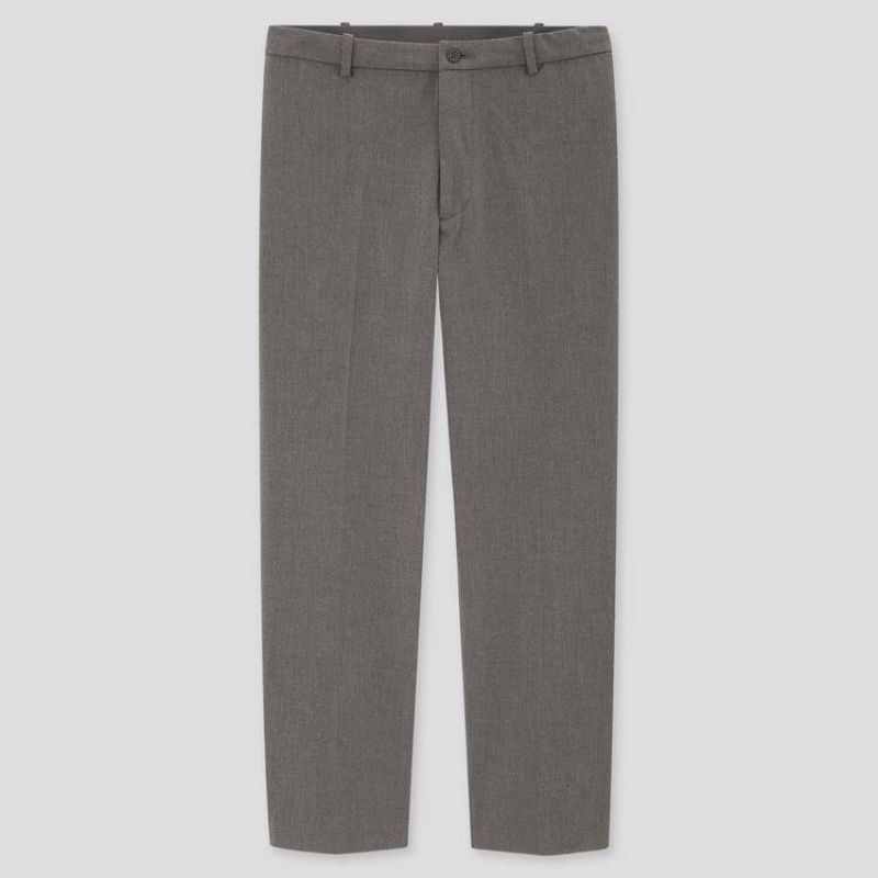 Pantalon Uniqlo Smart Comfort Ankle Length Homme Grise | 9916739