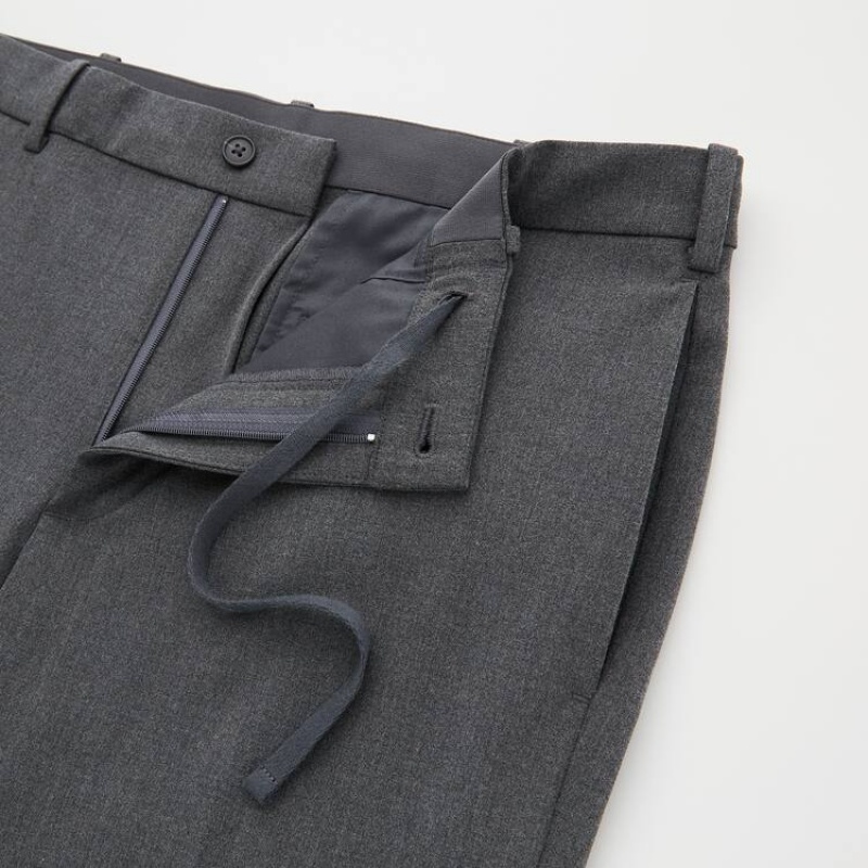 Pantalon Uniqlo Smart Comfort Ankle Length Homme Grise | 8479586