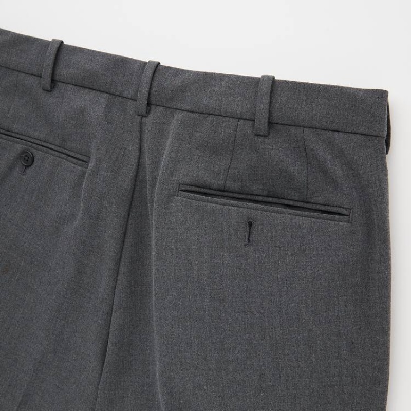 Pantalon Uniqlo Smart Comfort Ankle Length Homme Grise | 8479586