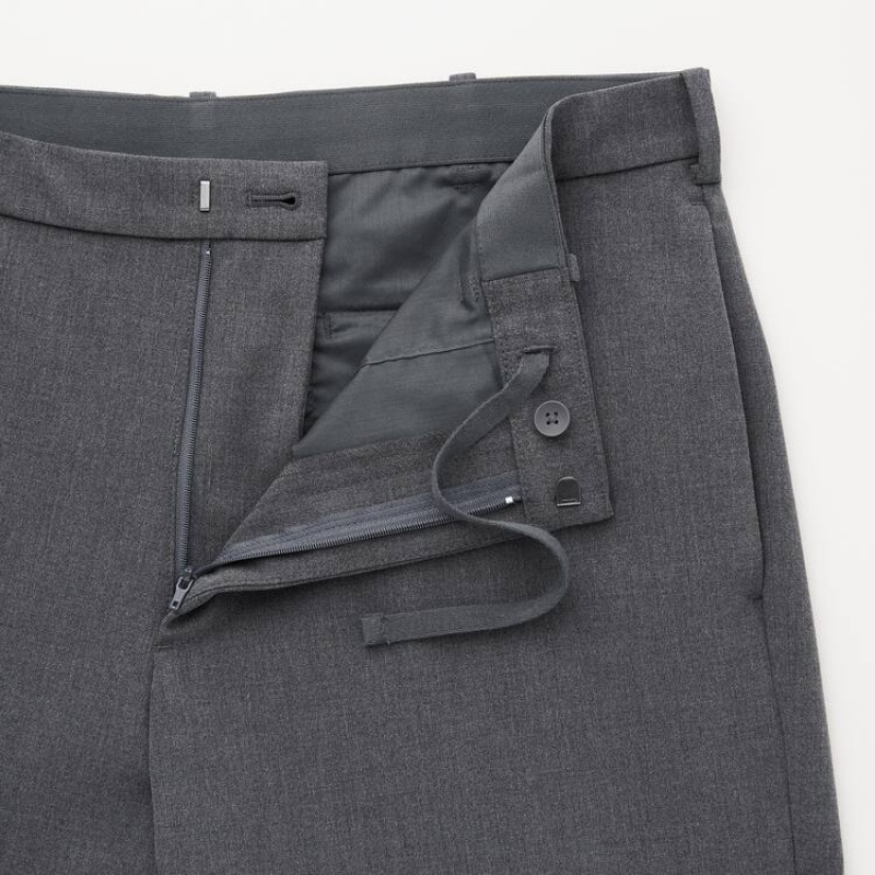 Pantalon Uniqlo Smart Comfort Ankle Length Homme Grise | 5849016