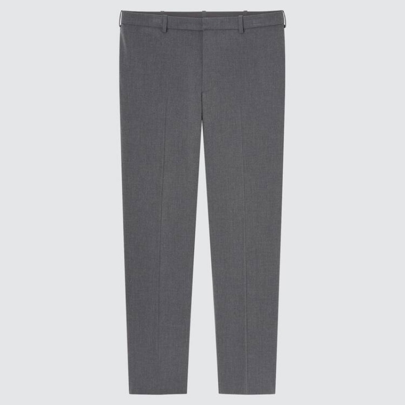 Pantalon Uniqlo Smart Comfort Ankle Length Homme Grise | 5849016