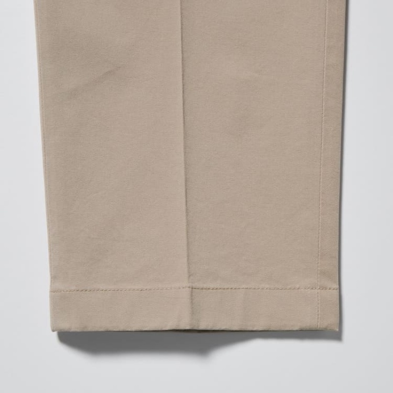 Pantalon Uniqlo Smart Cotton Ankle Length Homme Grise | 4485980
