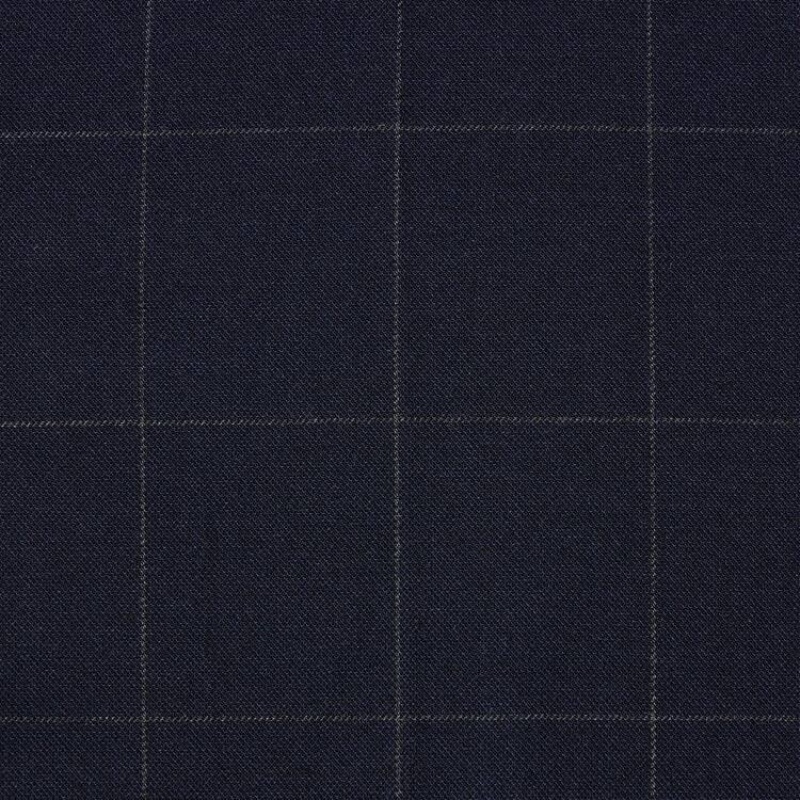 Pantalon Uniqlo Smart Patterned Ankle Length Homme Bleu Marine | 8705015