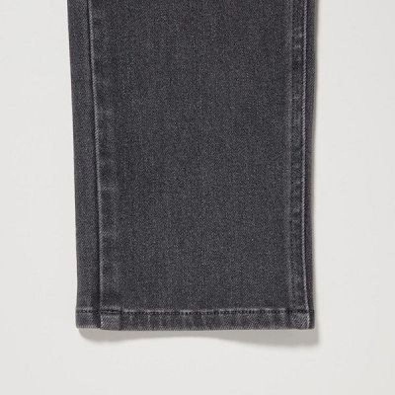 Pantalon Uniqlo Ultra Stretch Denim Femme Grise | 6676924