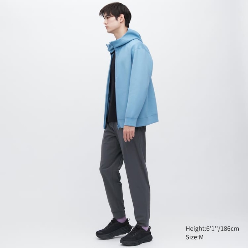 Pantalon Uniqlo Ultra Stretch Dry-ex Jogger Homme Grise | 1240822