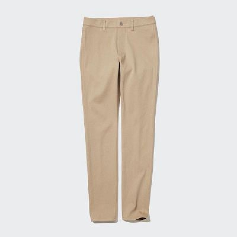 Pantalon Uniqlo Ultra Stretch Femme Blanche | 6072210
