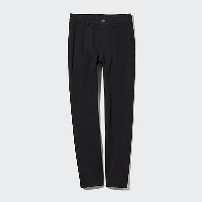 Pantalon Uniqlo Ultra Stretch Femme Noir | 2250382