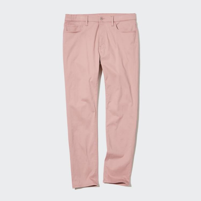 Pantalon Uniqlo Ultra Stretch Skinny Fit Homme Rose | 1388943