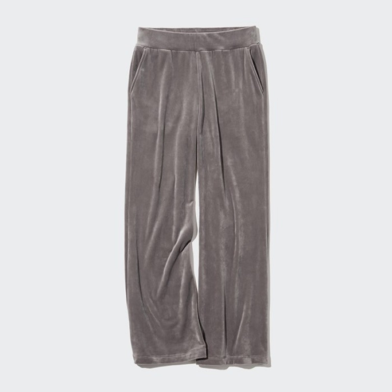 Pantalon Uniqlo Ultra Stretch Smooth Lounge Femme Marron | 9850889