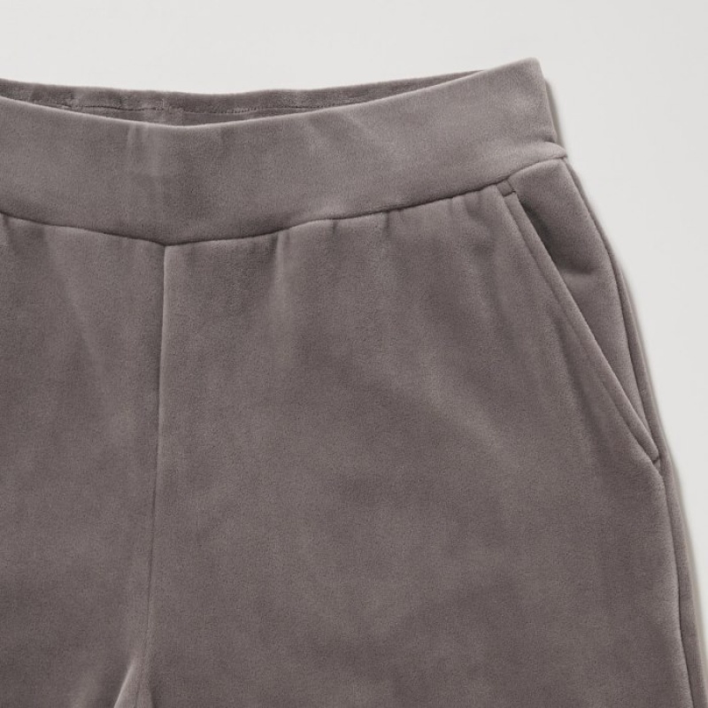 Pantalon Uniqlo Ultra Stretch Smooth Lounge Femme Marron | 9850889