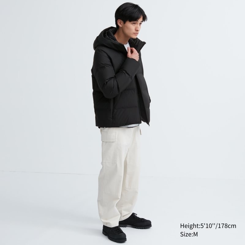 Parka Uniqlo 3d Cut Seamless Down Homme Vert | 6174721