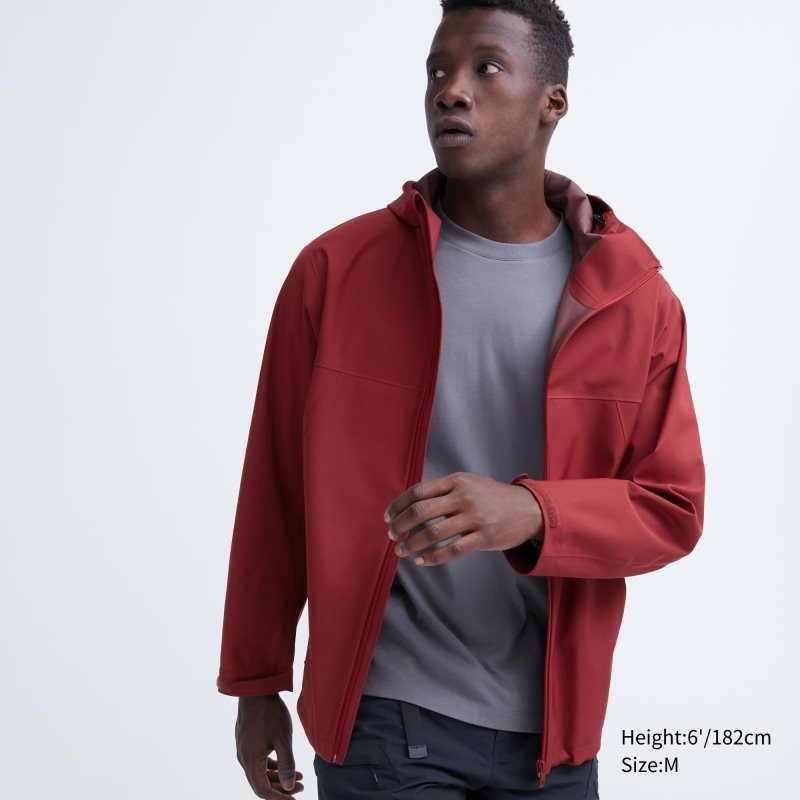 Parka Uniqlo Blocktech 3d Cut Homme Rouge | 2479286