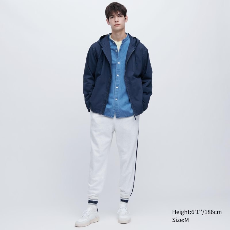 Parka Uniqlo Cotton Homme Blanche | 3889873