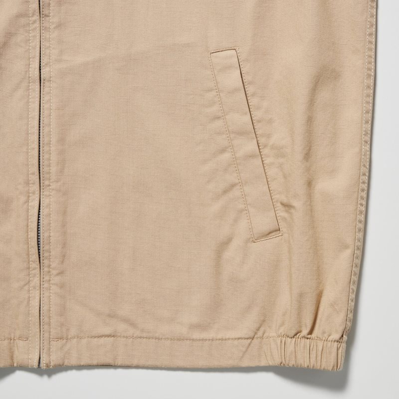 Parka Uniqlo Cotton Homme Blanche | 3889873