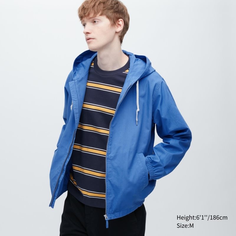 Parka Uniqlo Cotton Homme Bleu | 1415147