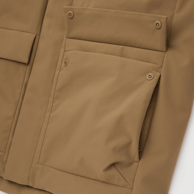 Parka Uniqlo Hybrid Down Homme Bleu Marine | 493359