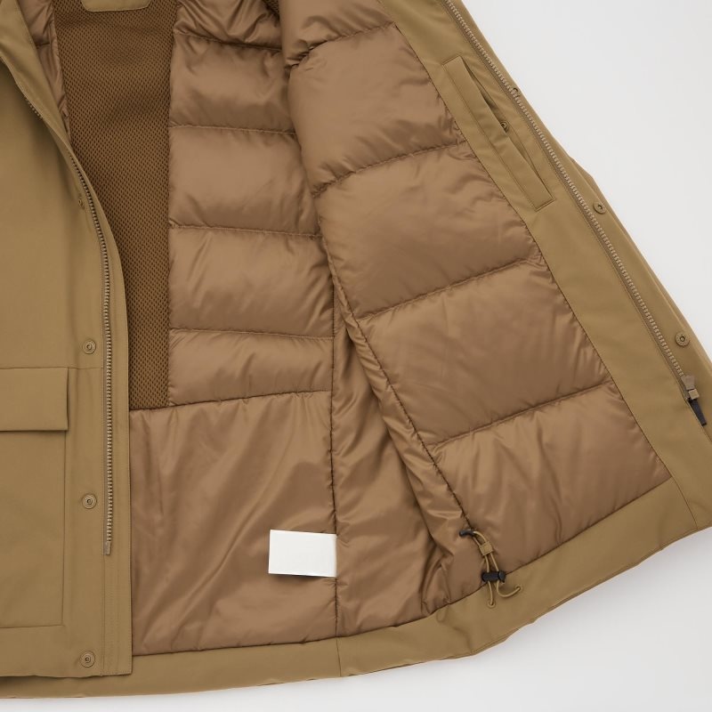 Parka Uniqlo Hybrid Down Homme Bleu Marine | 493359
