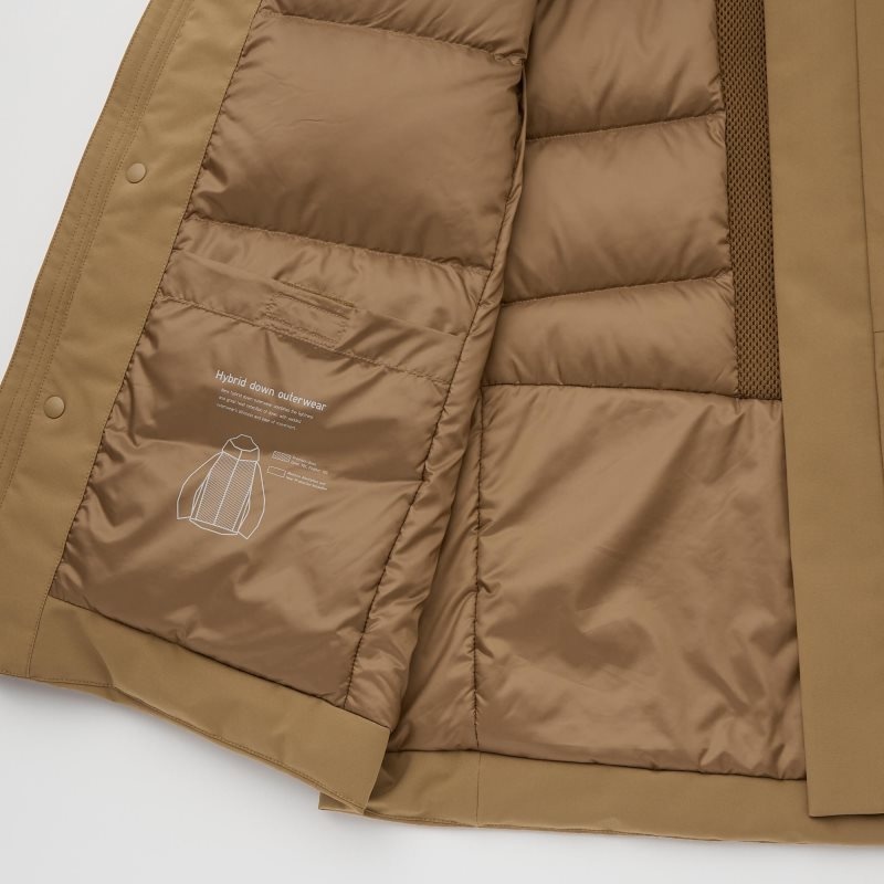 Parka Uniqlo Hybrid Down Homme Bleu Marine | 493359