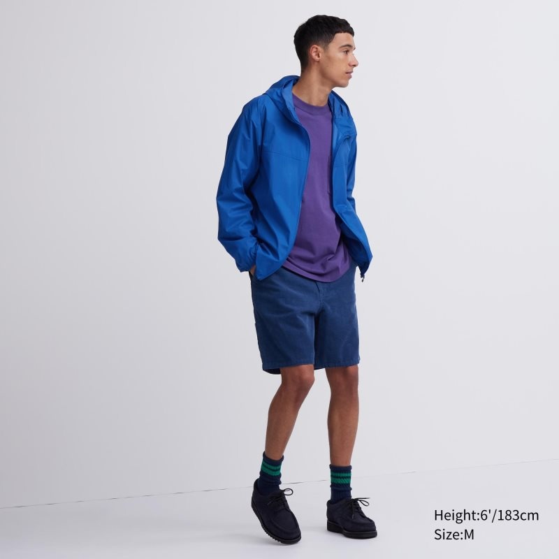 Parka Uniqlo Pocketable Uv Protection 3d Cut Homme Bleu | 5671766
