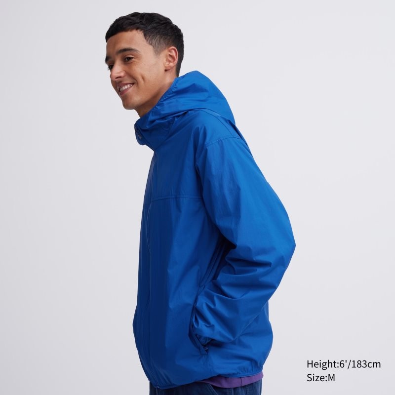 Parka Uniqlo Pocketable Uv Protection 3d Cut Homme Bleu | 5671766