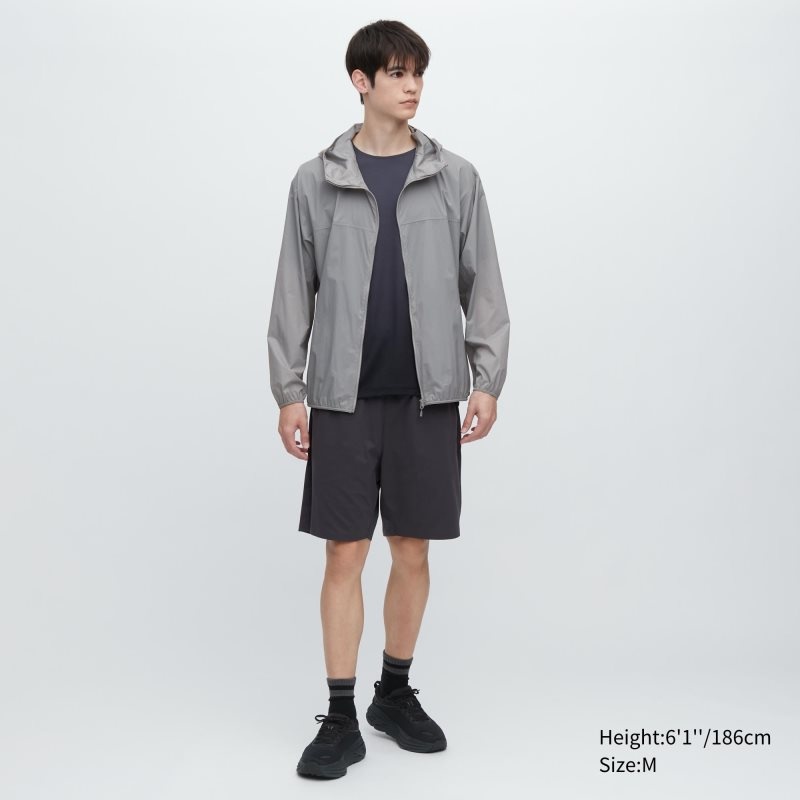 Parka Uniqlo Pocketable Uv Protection 3d Cut Homme Bleu Marine | 5974018