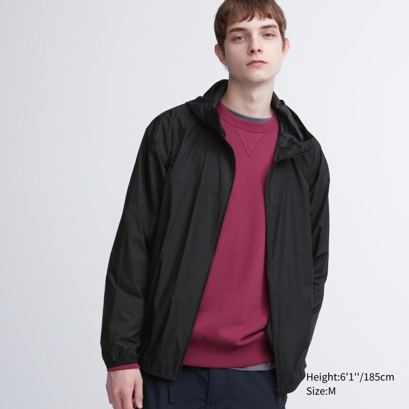 Parka Uniqlo Pocketable Uv Protection 3d Cut Homme Noir | 5898736