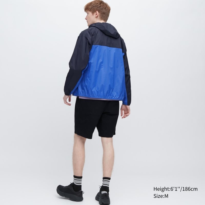 Parka Uniqlo Pocketable Uv Protection 3d Cut Color Block Homme Jaune | 305001