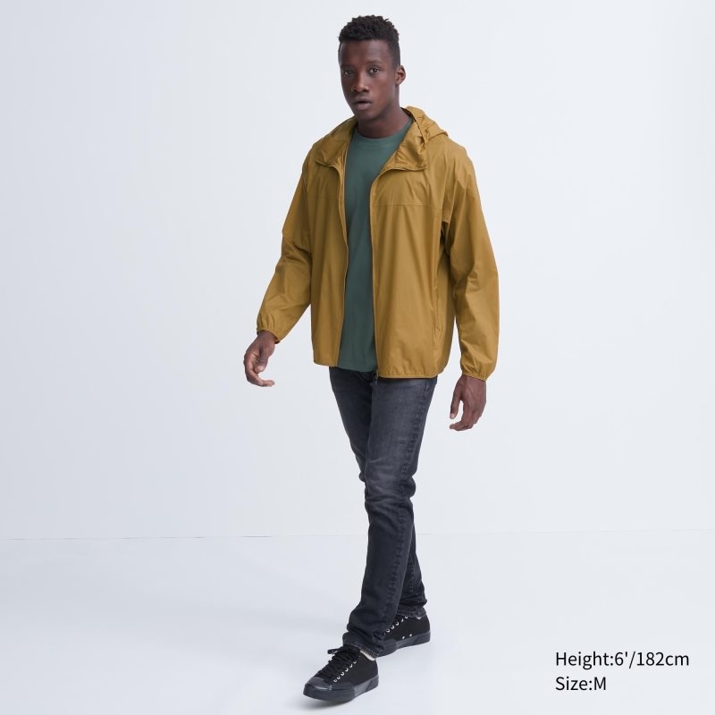 Parka Uniqlo Pocketable Uv Protection 3d Cut Homme Vert | 7890266