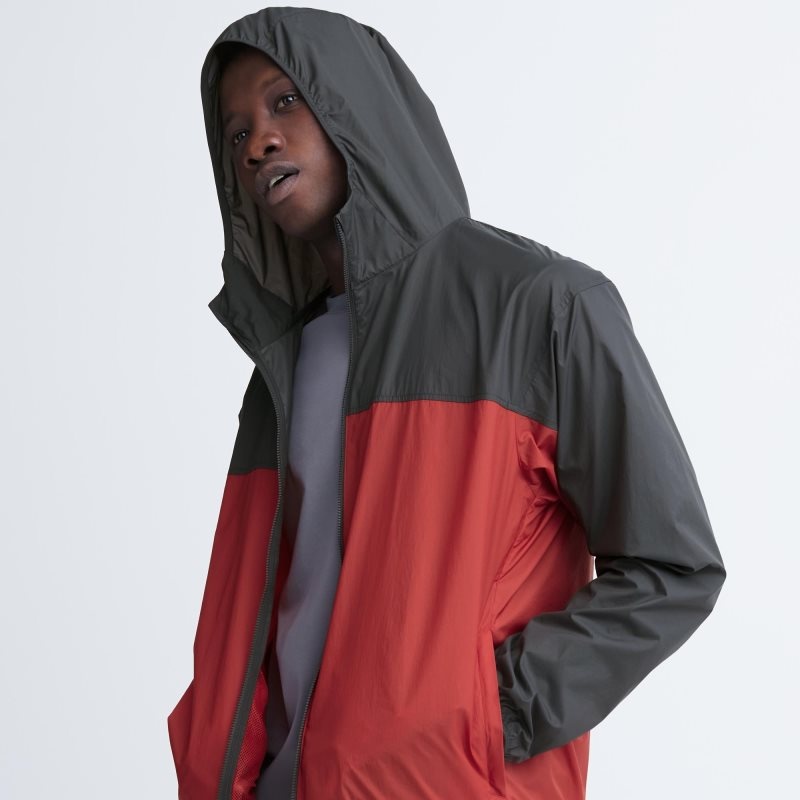 Parka Uniqlo Pocketable Uv Protection 3d Cut Color Block Homme Vert Olive | 5331216