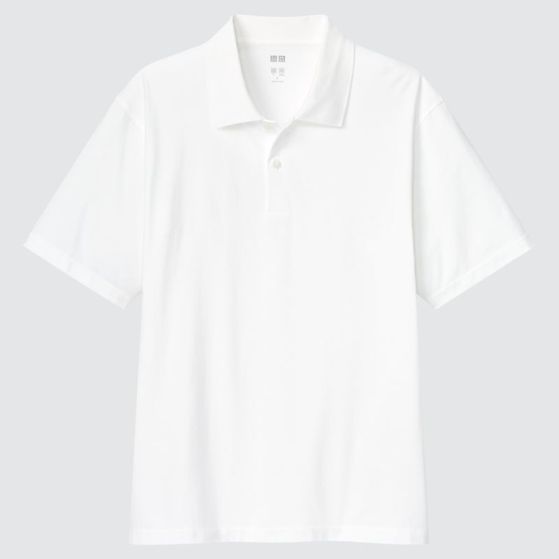 Polos Uniqlo Airism Homme Blanche | 5749454