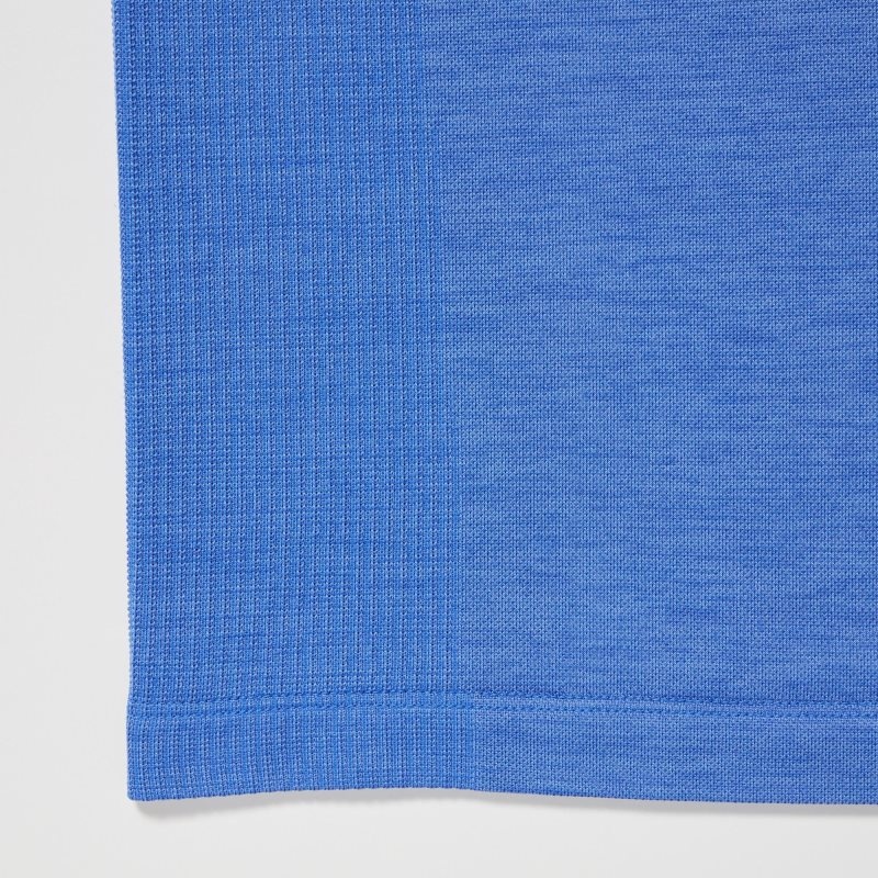 Polos Uniqlo Dry-ex Homme Bleu | 7898890