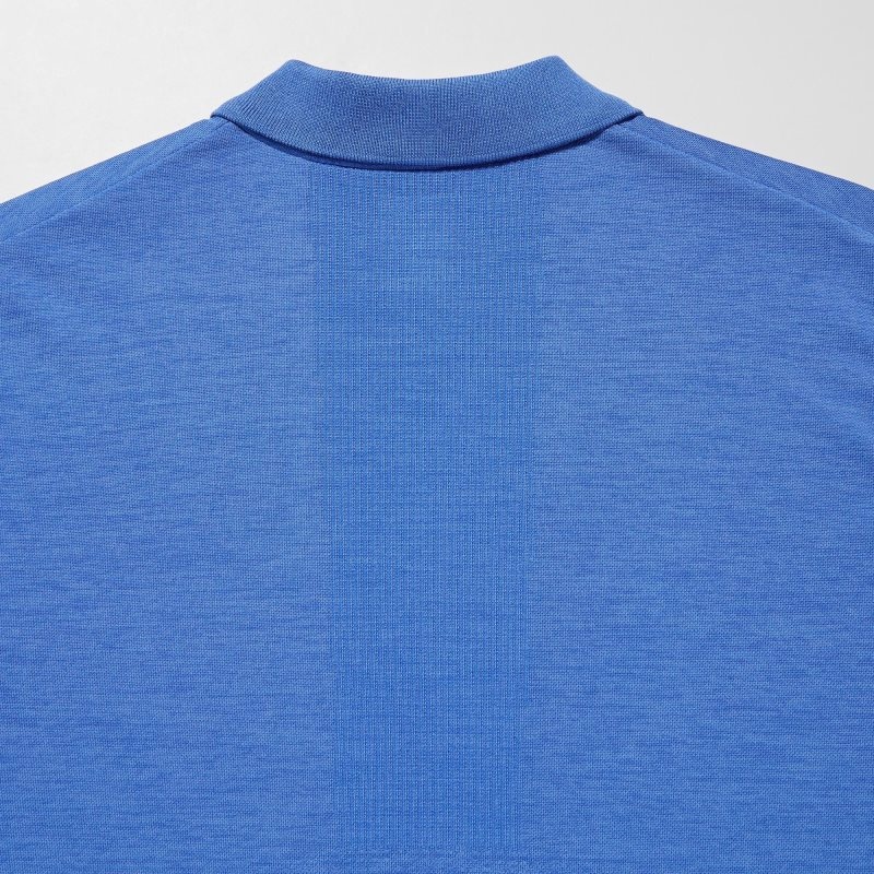 Polos Uniqlo Dry-ex Homme Bleu | 7898890