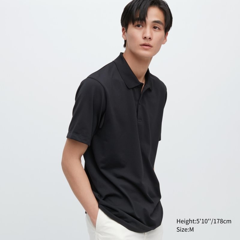 Polos Uniqlo Dry-ex Homme Noir | 2196634