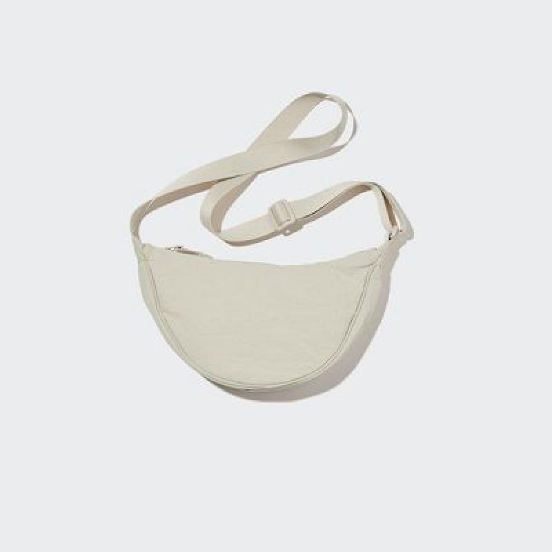 Sac Bandoulière Uniqlo Round Mini Femme Blanche | 273646