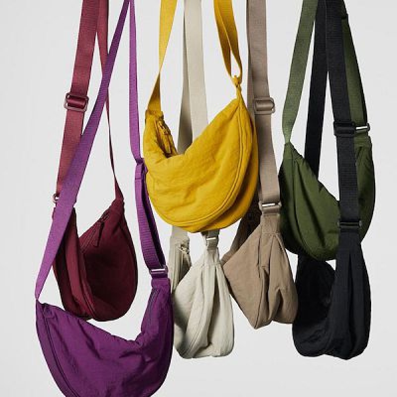 Sac Bandoulière Uniqlo Round Mini Femme Jaune | 23027