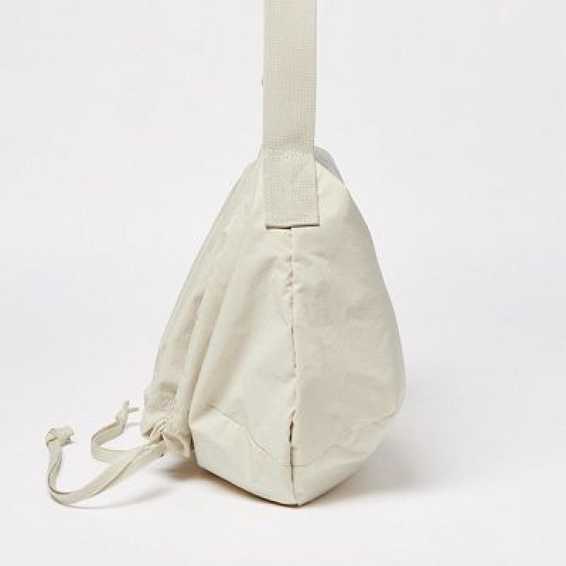 Sacs Fourre Tout Uniqlo Drawstring Femme Blanche | 8409876