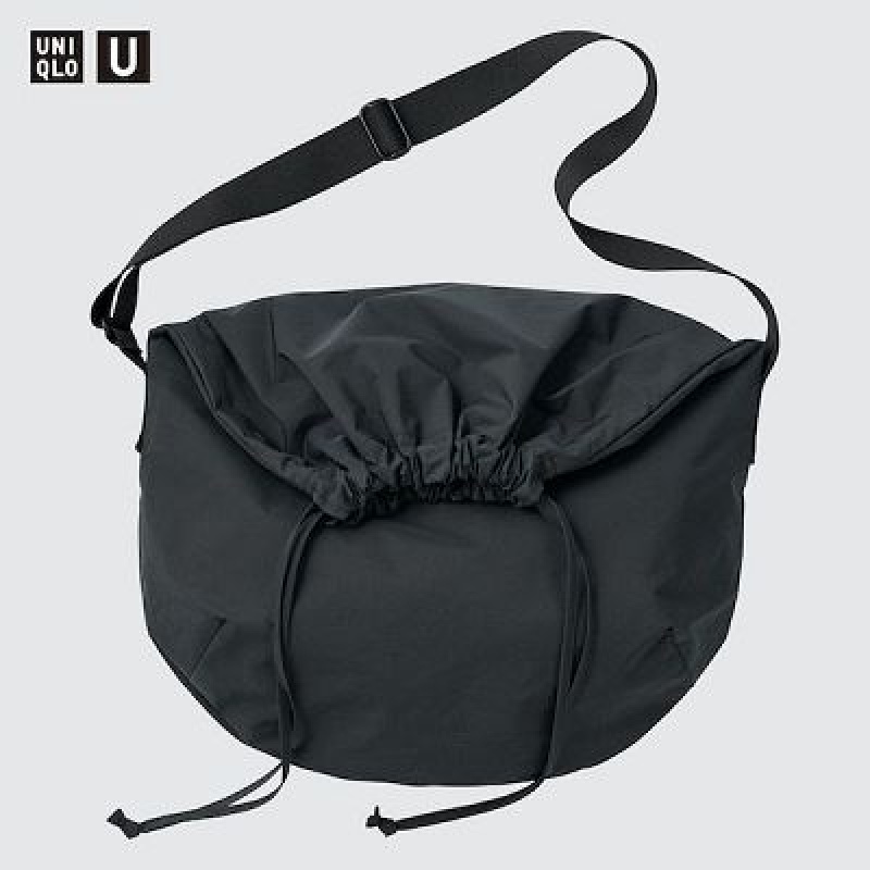 Sacs Fourre Tout Uniqlo Drawstring Femme Noir | 1401853