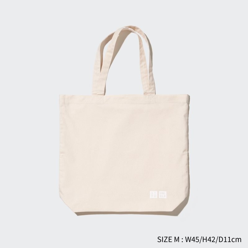 Sacs Uniqlo Reusable Tote Medium Homme Blanche | 6786512