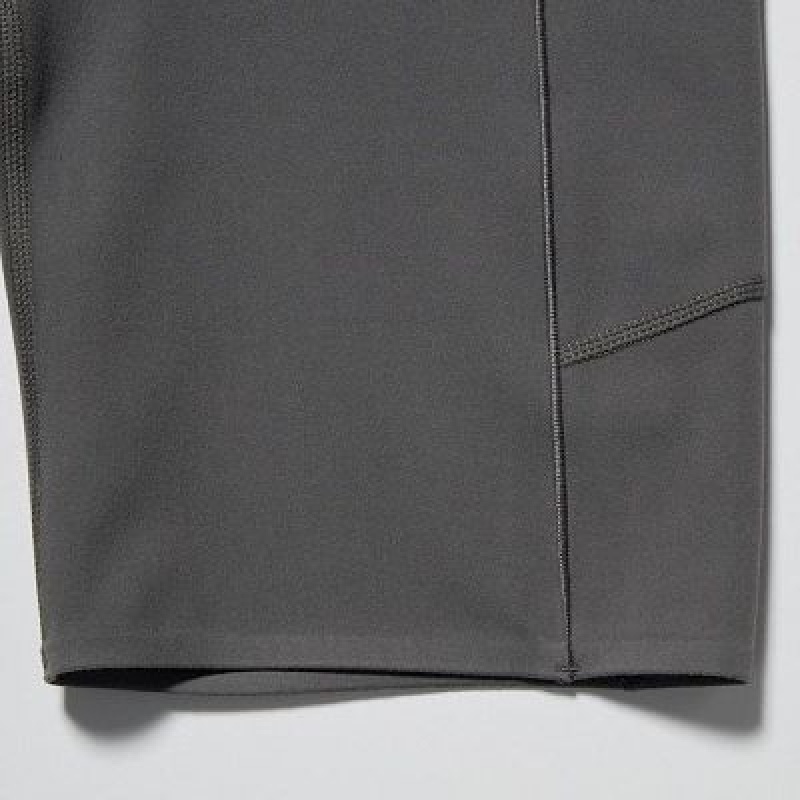 Short Uniqlo AIRism Soft Pocket Biker Femme Grise | 3449574