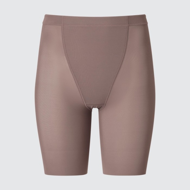 Short Uniqlo AIRism Support Body Shaper Unlined Half Femme Grise | 1693341