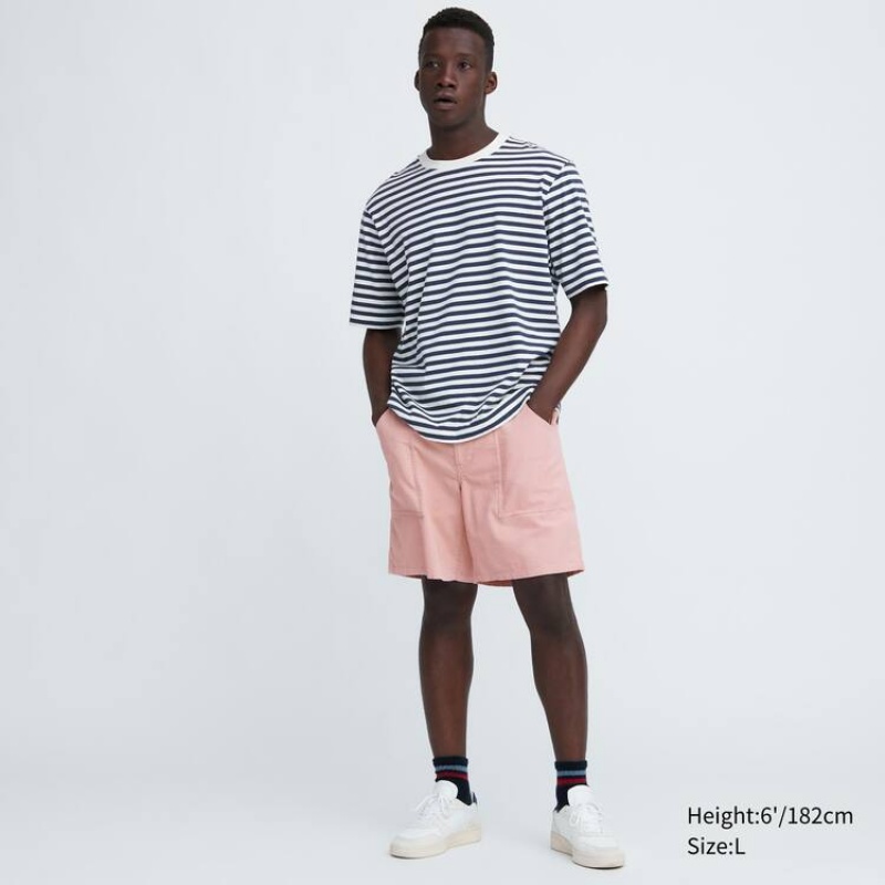 Short Uniqlo Corduroy Homme Rose | 256362