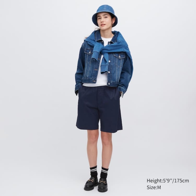 Short Uniqlo Dry Stretch Easy Homme Grise | 2840481