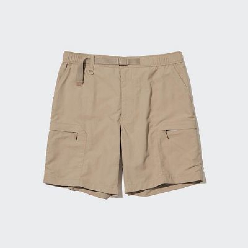 Short Uniqlo Geared Femme Beige | 6555426