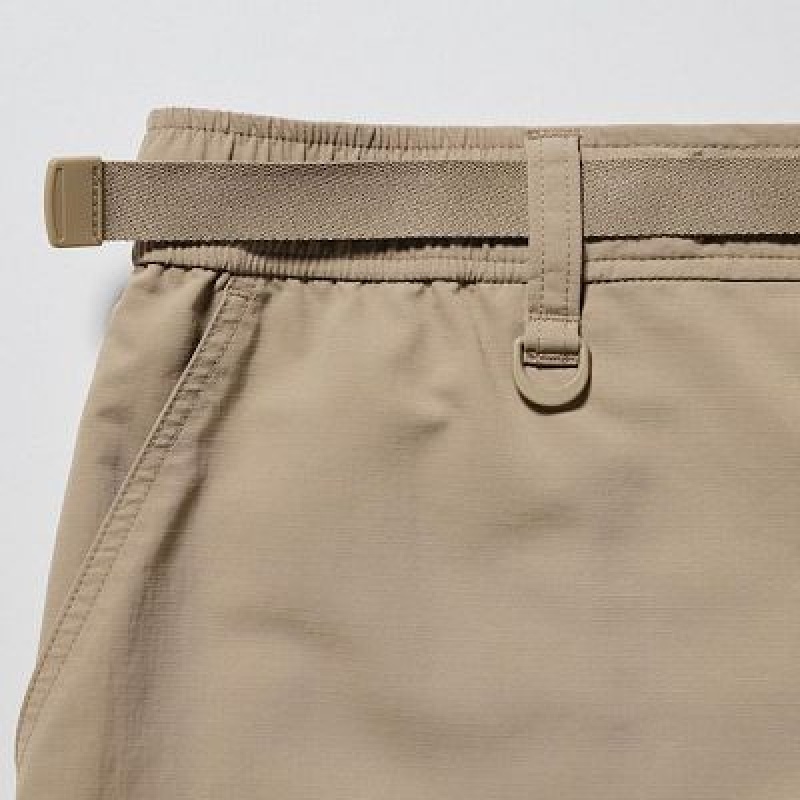 Short Uniqlo Geared Femme Beige | 6555426